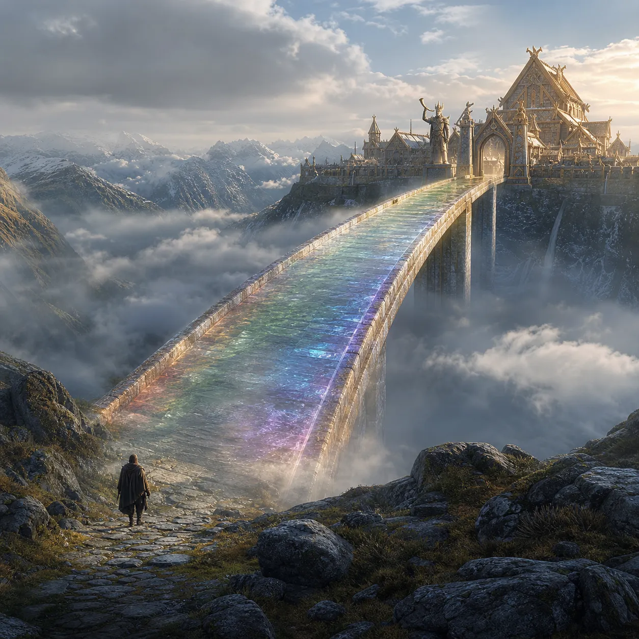 Ponte de Bifrost da coleção Mitologias.